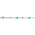 multicolor ornament garland