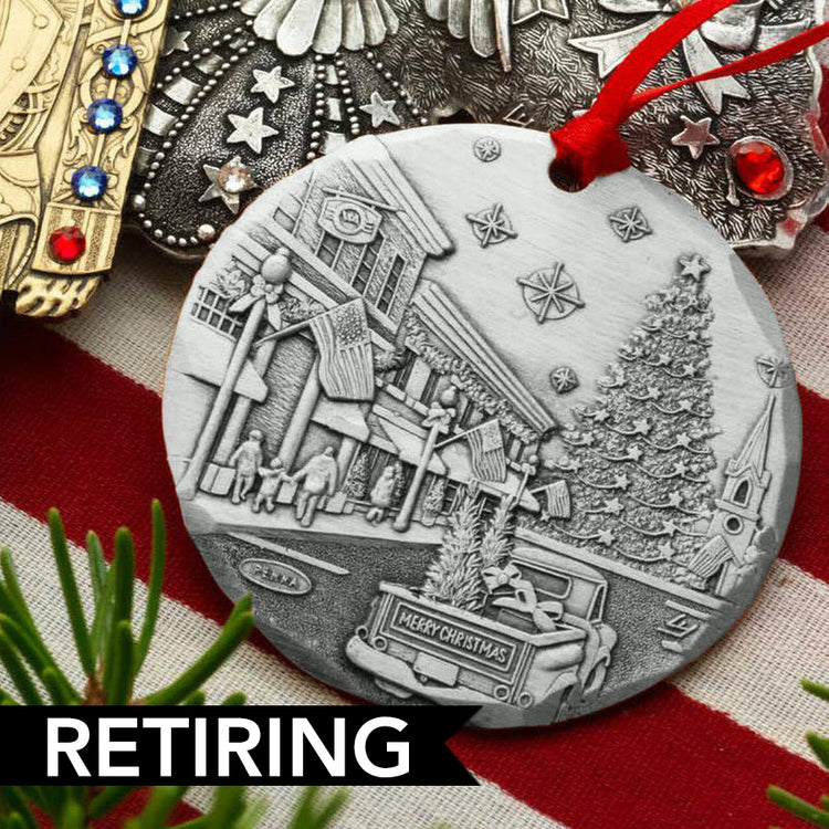 2021 Annual Ornament- An American Christmas (Aluminum) 