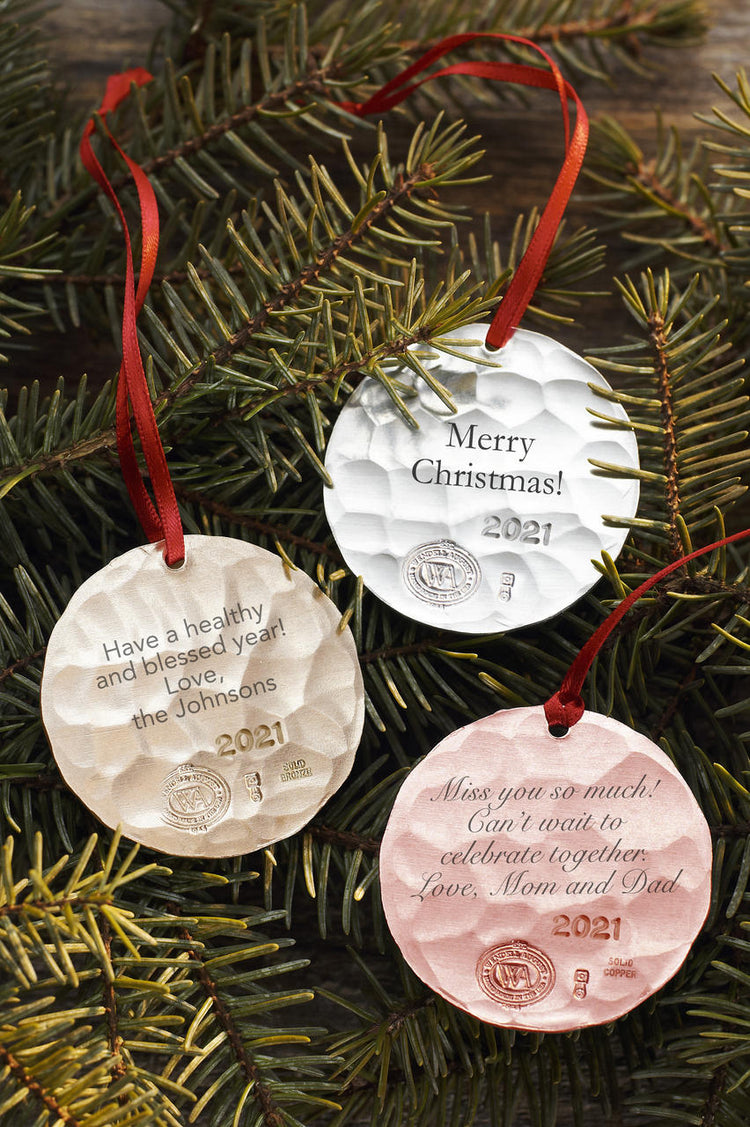 2021 Annual Ornament- An American Christmas (Aluminum)