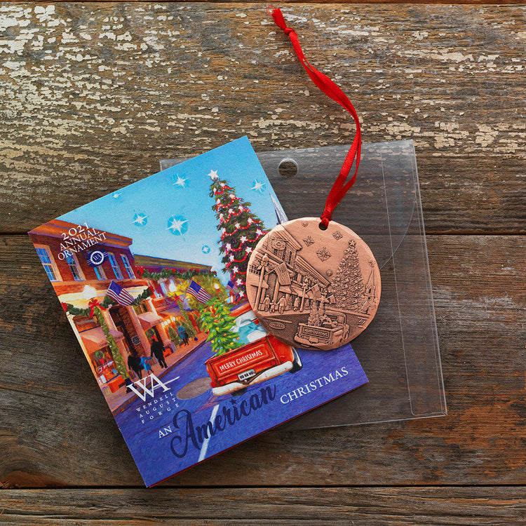 2021 Annual Ornament- An American Christmas (Copper)
