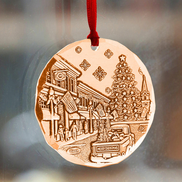 2021 Annual Ornament- An American Christmas (Copper)