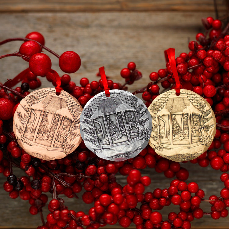 2022 Home For Christmas Annual Ornament (Copper)