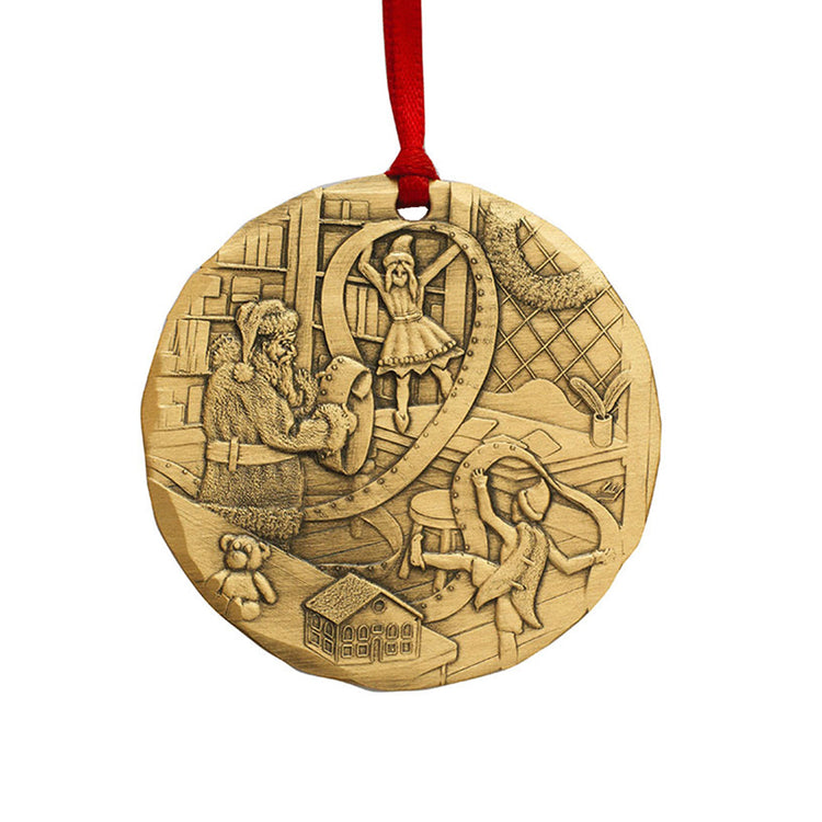2025 Annual Ornament - Checking it Twice (Bronze) 