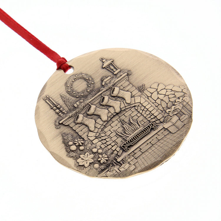 2026 Annual Ornament- Cozy Christmas Hearth (Bronze)