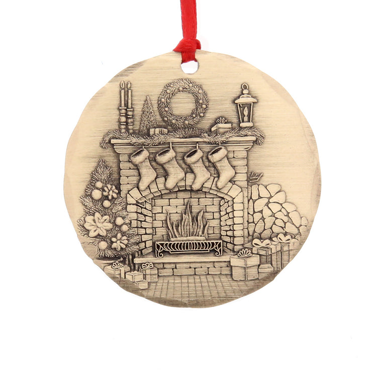 2026 Annual Ornament- Cozy Christmas Hearth (Bronze)