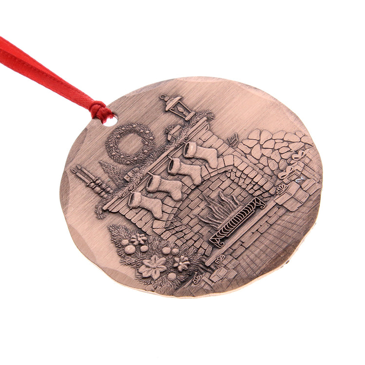 2026 Annual Ornament- Cozy Christmas Hearth (Copper)