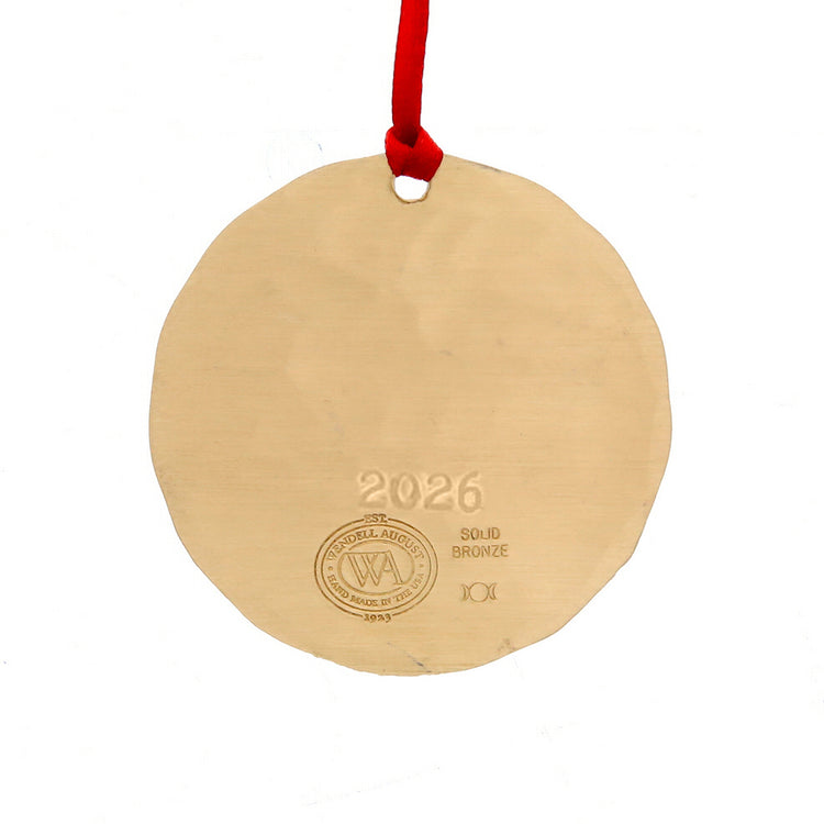 2026 Annual Ornament- Cozy Christmas Hearth (Bronze)