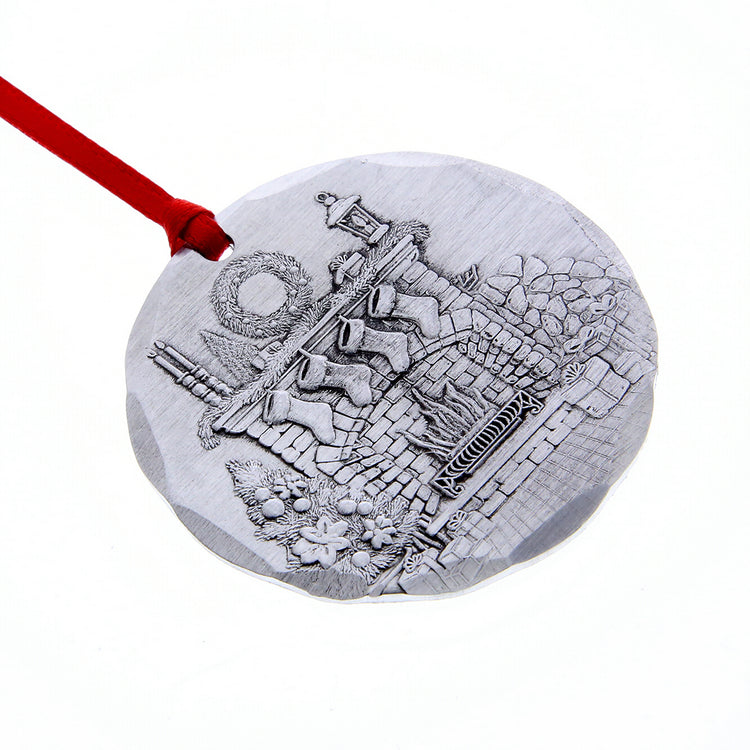2026 Annual Ornament- Cozy Christmas Hearth (Aluminum)