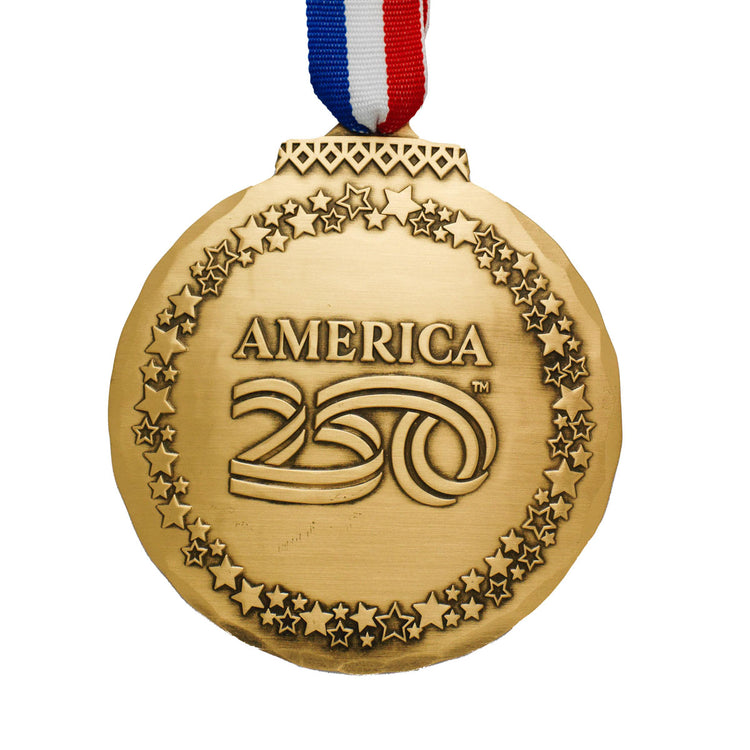 America250 Classic Round Commemorative Ornament (Bronze) 