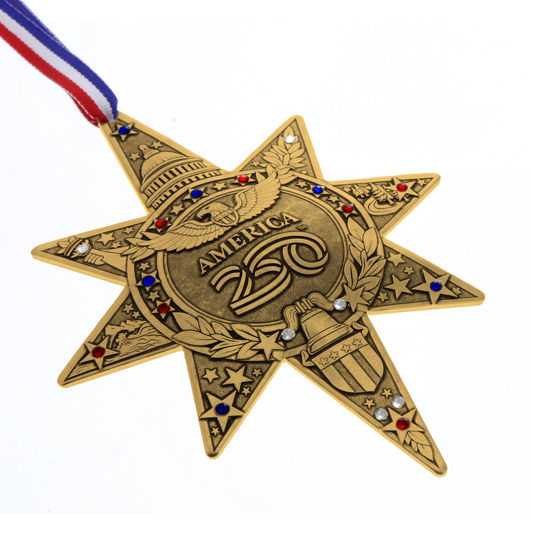 America 250 Sea to Shining Sea Star Ornament