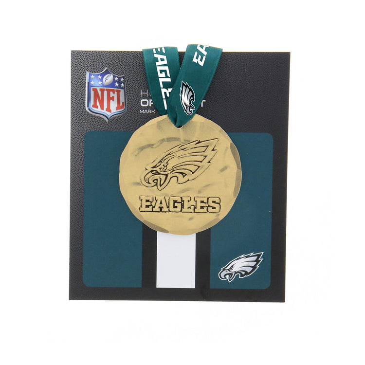 Philadelphia Eagles Small Round Ornament (Bronze) 