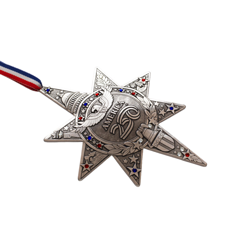 America 250 Sea to Shining Sea Star Ornament