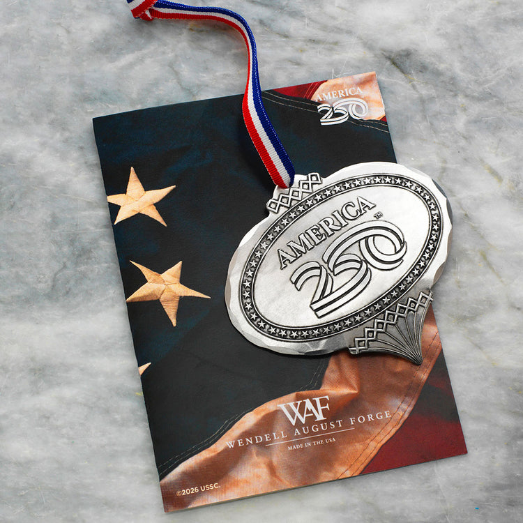 America250 Heritage Oval Commemorative Ornament (Aluminum) 