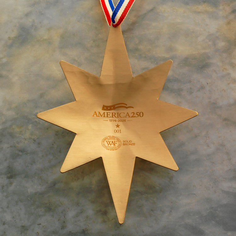 Sea to Shining Sea America 250th Commemorative Ornament (Bronze)