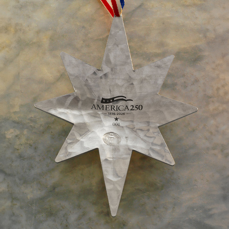 Sea to Shining Sea America 250th Commemorative Ornament (Aluminum)
