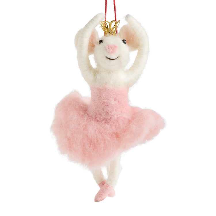 Ballerina Mouse Ornament