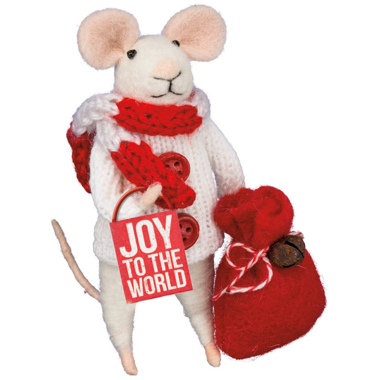 Mouse & Santa Sack Critter