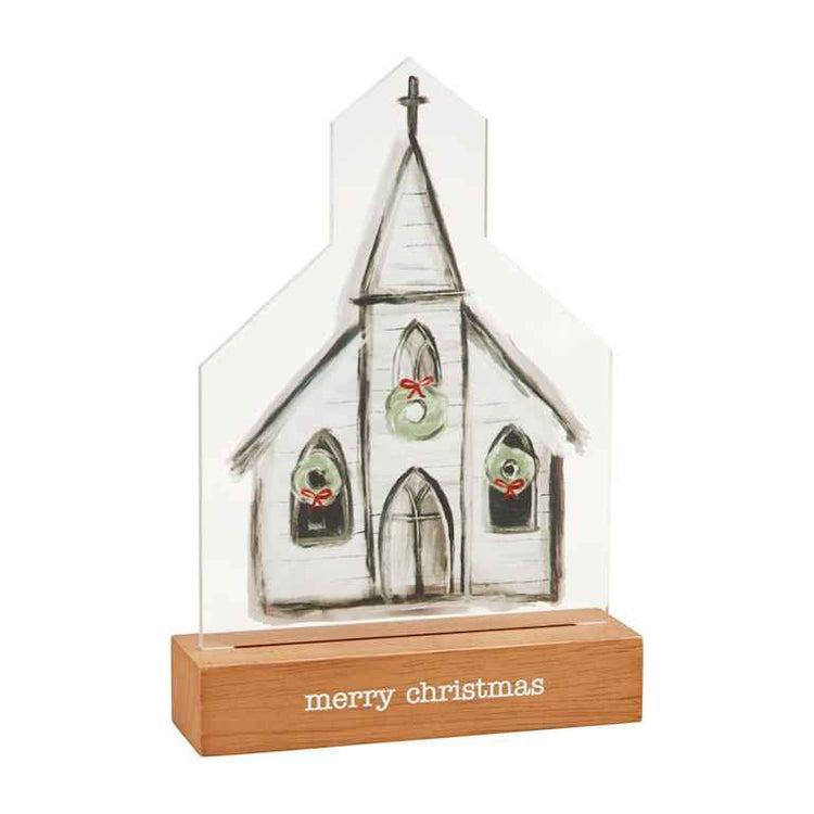 Church Light-Up Plaque