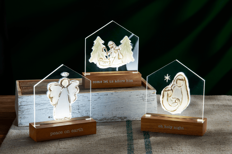 Angel Light-Up Plaque