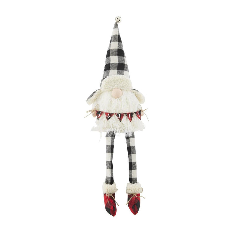 Jolly Check Dangle Leg Gnome