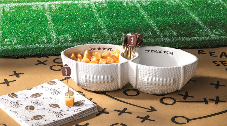 Football Toothpick Server - Wendell August Forge
