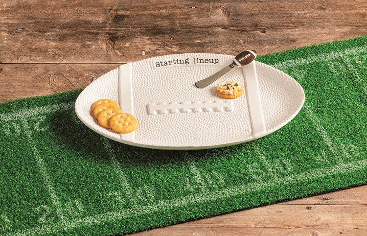 Football Platter - Wendell August Forge