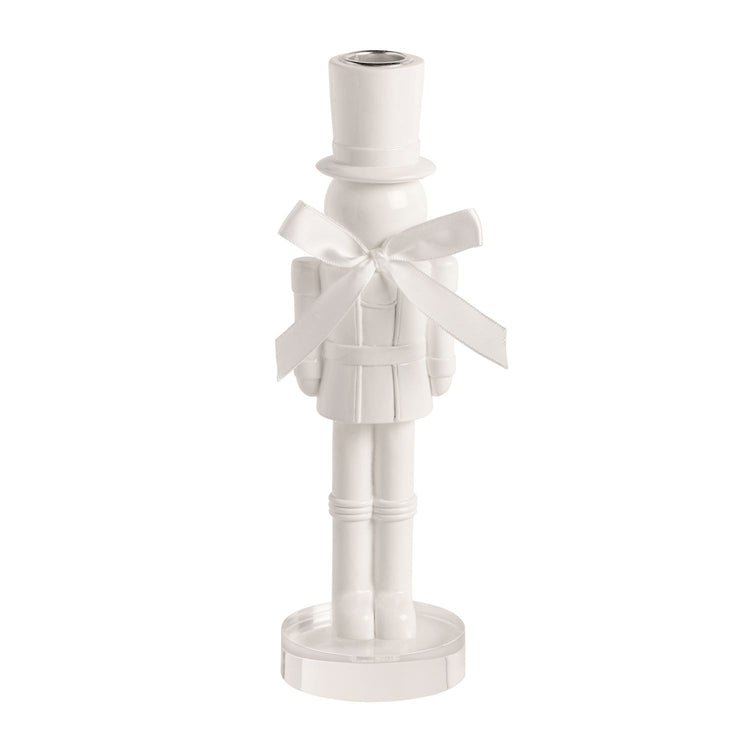 White Nutcracker Candlestick