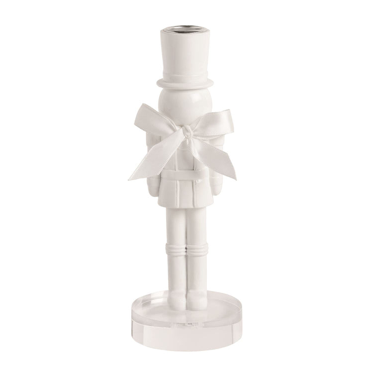 White Nutcracker Candlestick