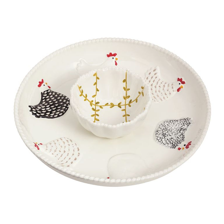 Rooster Chip &  Dip Set 