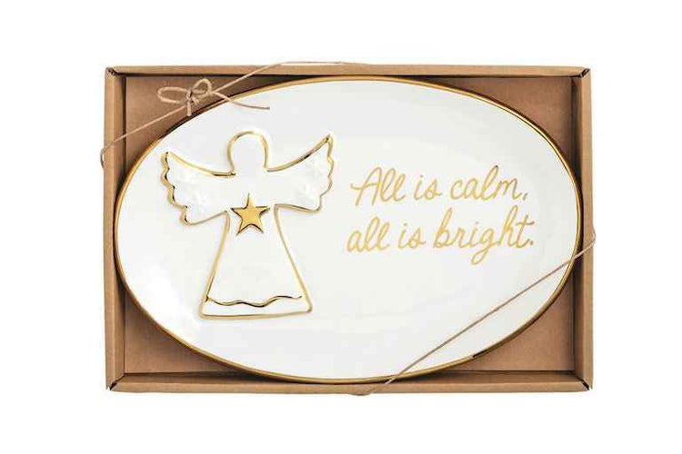 Angel Sentiment Plate
