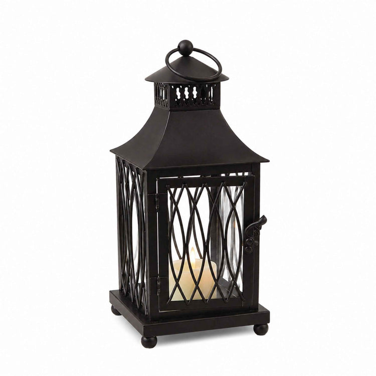 Small Windsor Black Metal Lantern