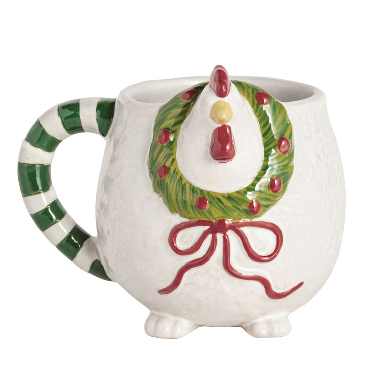 Farm Xmas Chicken Mug