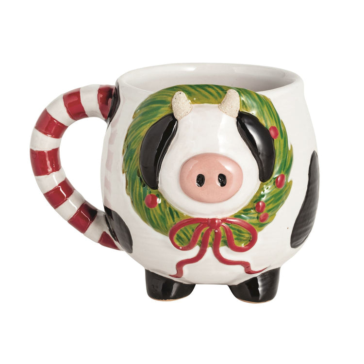 Farm Xmas Cow Mug