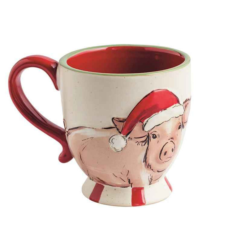 Santa Pig Mug