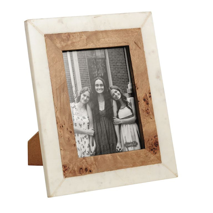 Burl & Marble Frame Lg 