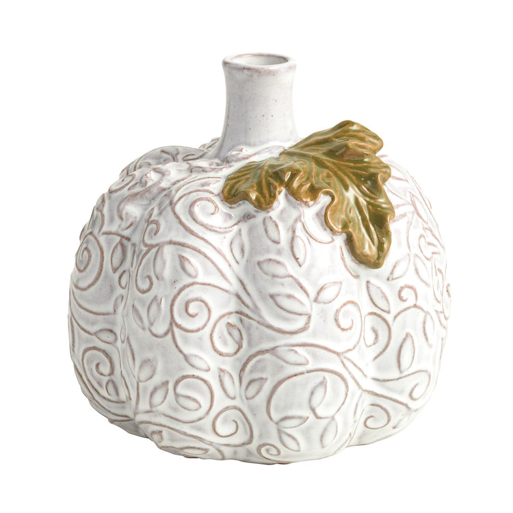 Lace Large Pumpkin Bud Vase 