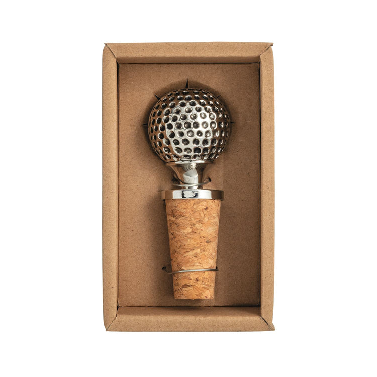 Golf Ball Bottle Stopper 