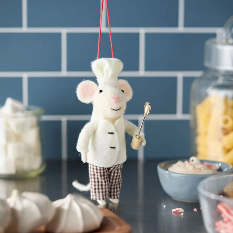 Chef Asiago Mouse Ornament 