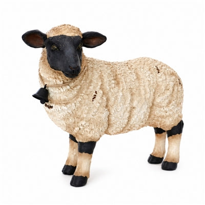 Standing Country Sheep Figurine 