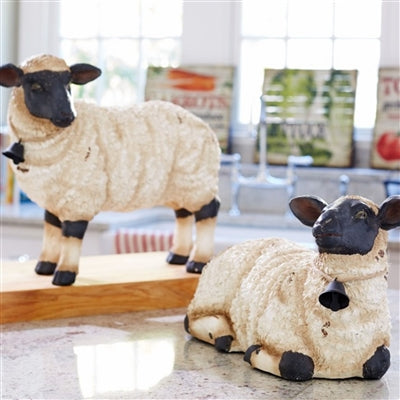 Standing Country Sheep Figurine 