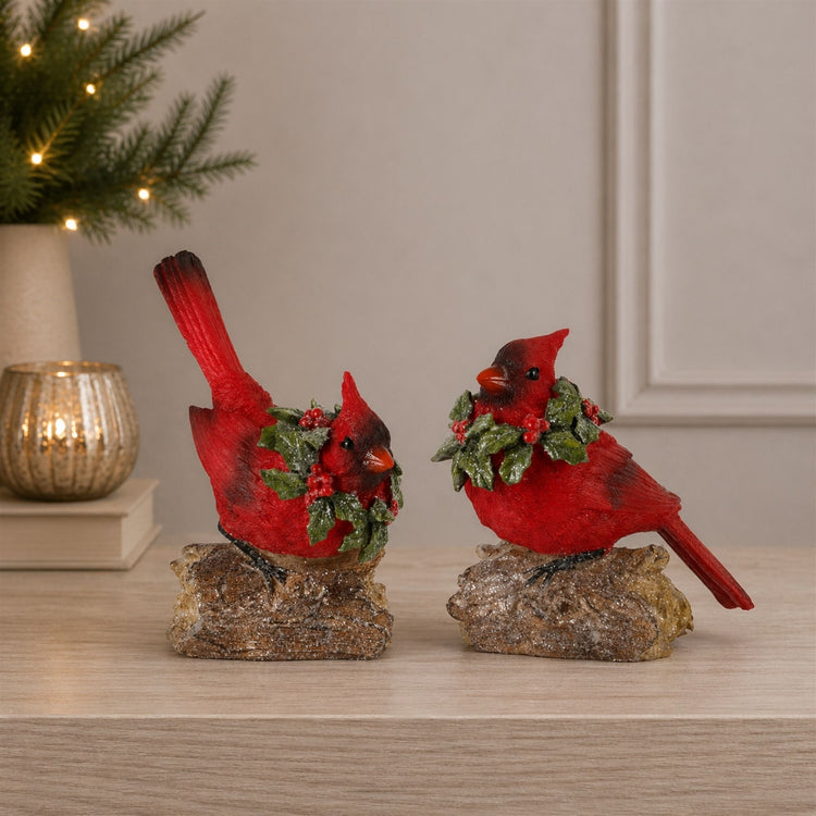 Christmas Cardinal Figurine