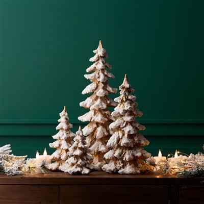 Mini Snow-Kissed Alpine Tree