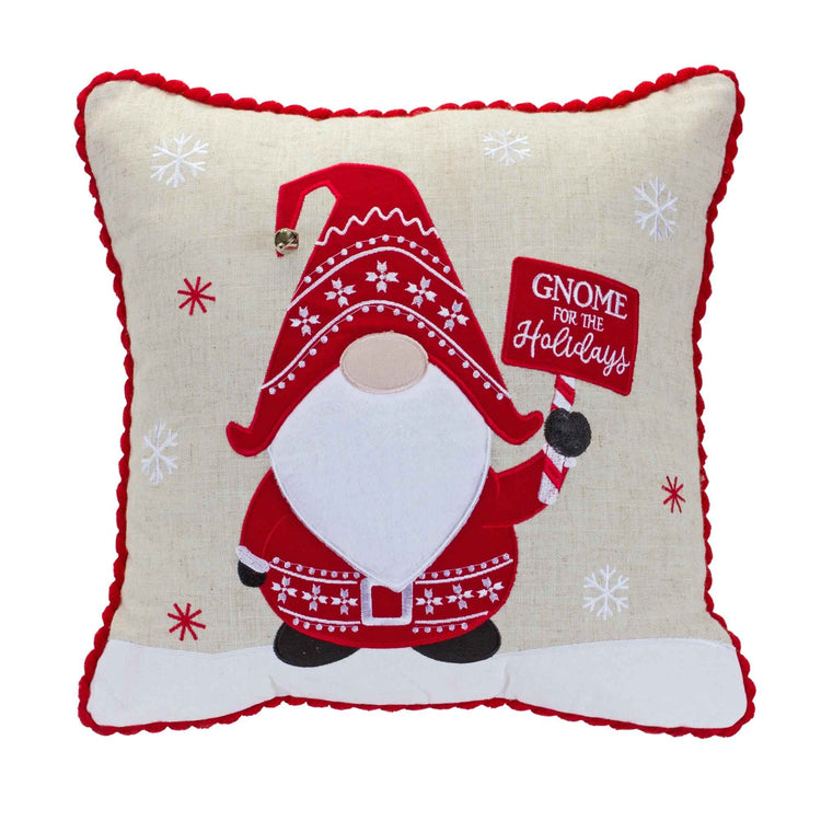 Gnome for the Holidays Throw Pillow