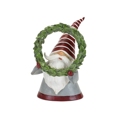 Gnome With Wreath Figurine