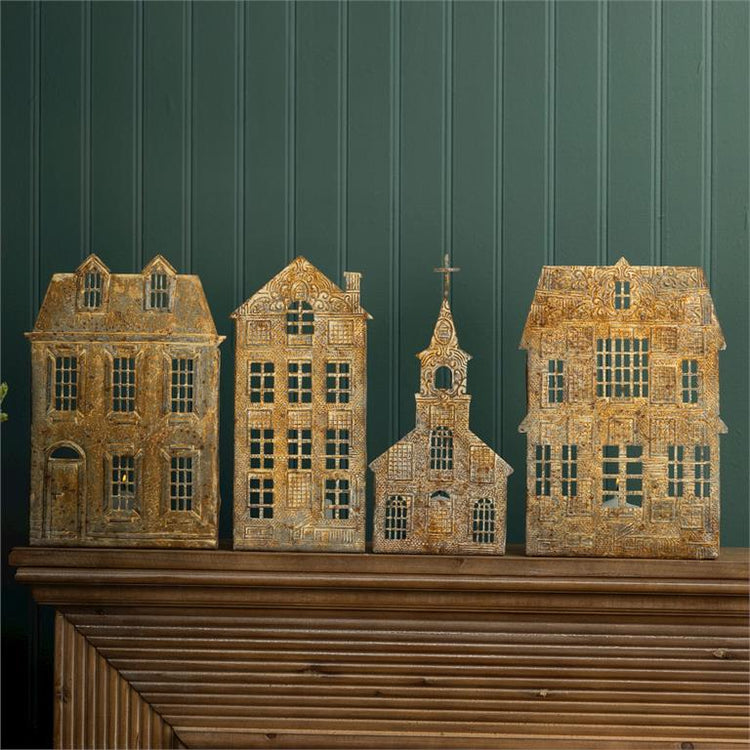 Village Tealight Holders