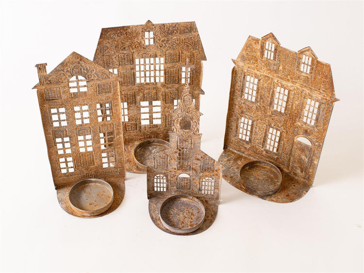 Antique Village Chapel Tea Light Holder 