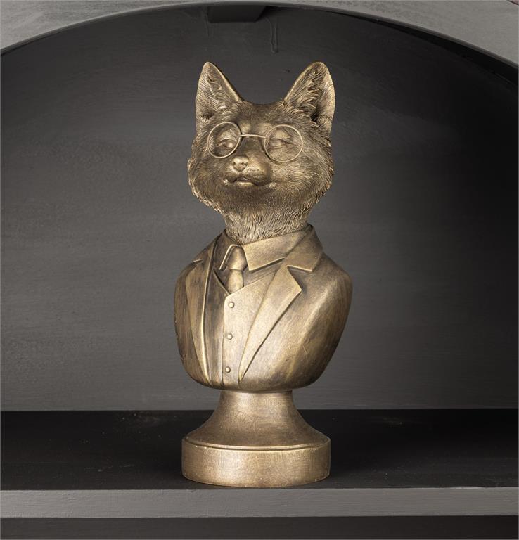 Bespectacled Fox Bust 