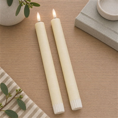White Taper Candles