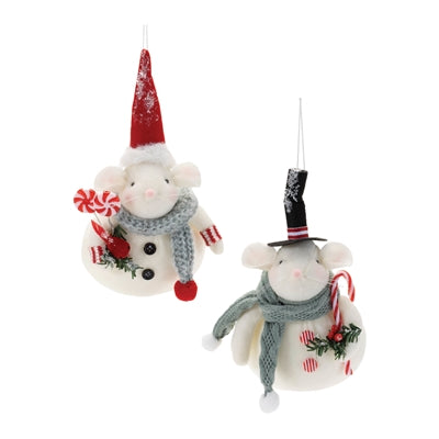 Candy Snowman Ornaments