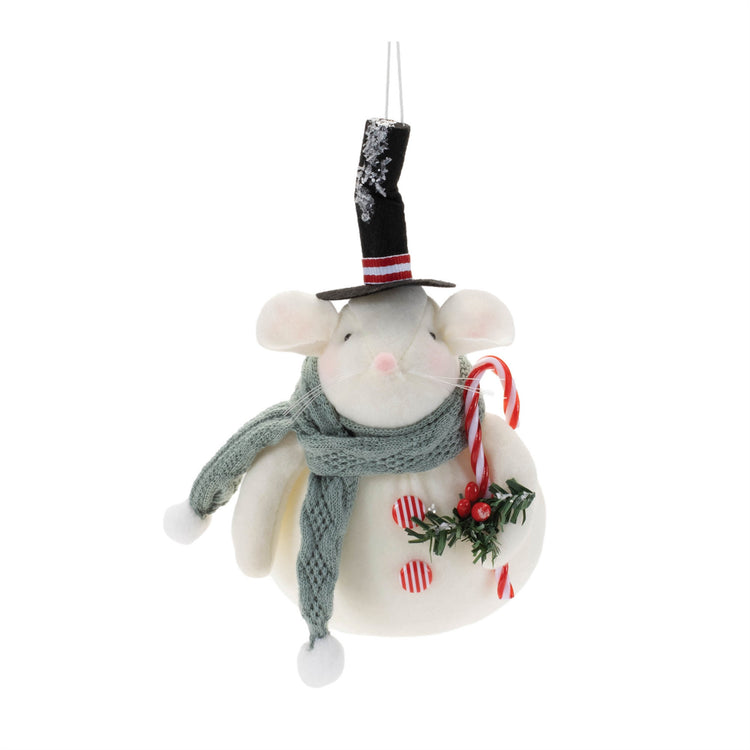 Candy Snowman Ornament